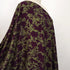 Atelier Jupe - 100% Viscose - Khaki Viscose with Purple Flowers